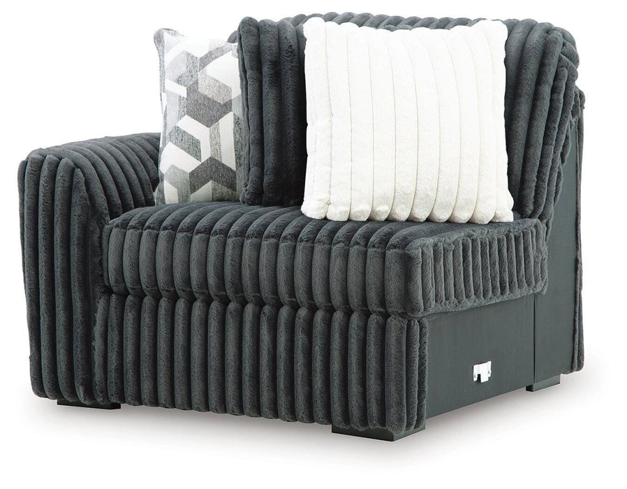 Midnight-Madness Sectional Sofa - Dream Home Furniture & Mattress (Waite Park, MN)