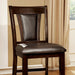 BRENT II Dark Cherry/Espresso Counter Ht. Chair (2/CTN) - Dream Home Furniture & Mattress (Waite Park, MN)