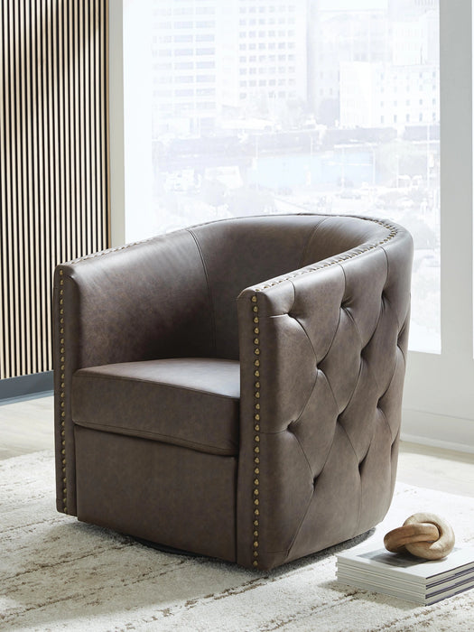 Brentlow Swivel Accent Chair - Dream Home Furniture & Mattress (Waite Park, MN)