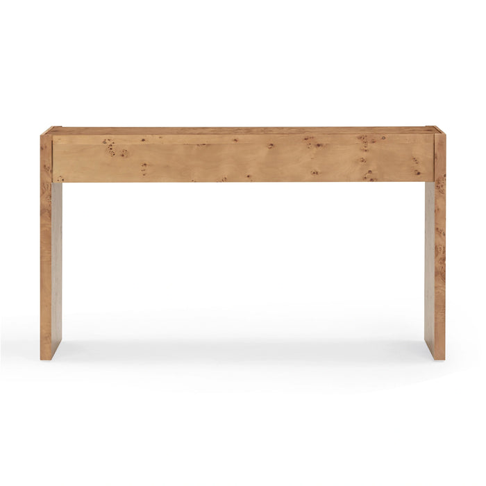 Brandyss 54" Burl Console Table