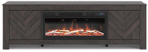 Cayboni 71" TV Stand with Electric Fireplace - Dream Home Furniture & Mattress (Waite Park, MN)