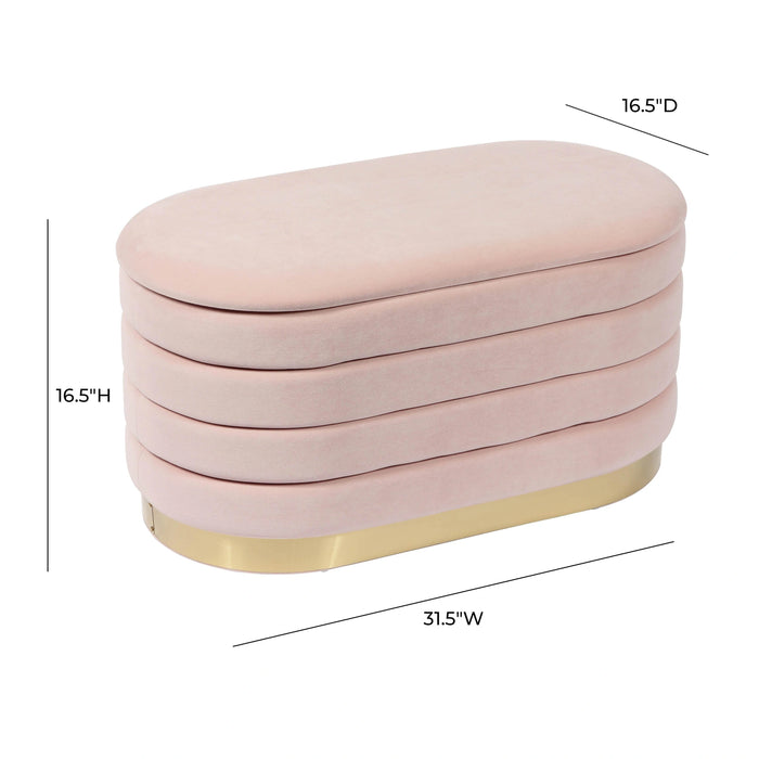 Lillian 31.5" Performance Velvet Storage Bench