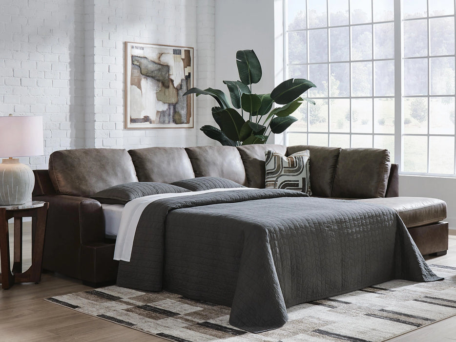 Castille Way Sleeper Sectional with Chaise - Dream Home Furniture & Mattress (Waite Park, MN)