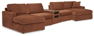 Modmax 5 Piece Sectional with Audio Console - Dream Home Furniture & Mattress (Waite Park, MN)