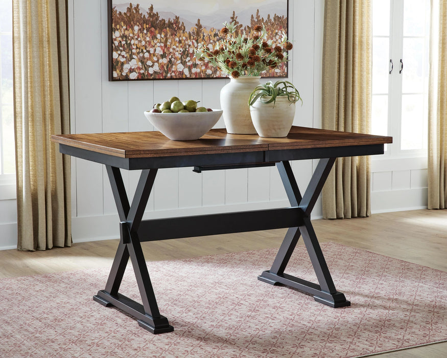 Wildenauer Counter Height Butterfly Extension Table - Dream Home Furniture & Mattress (Waite Park, MN)