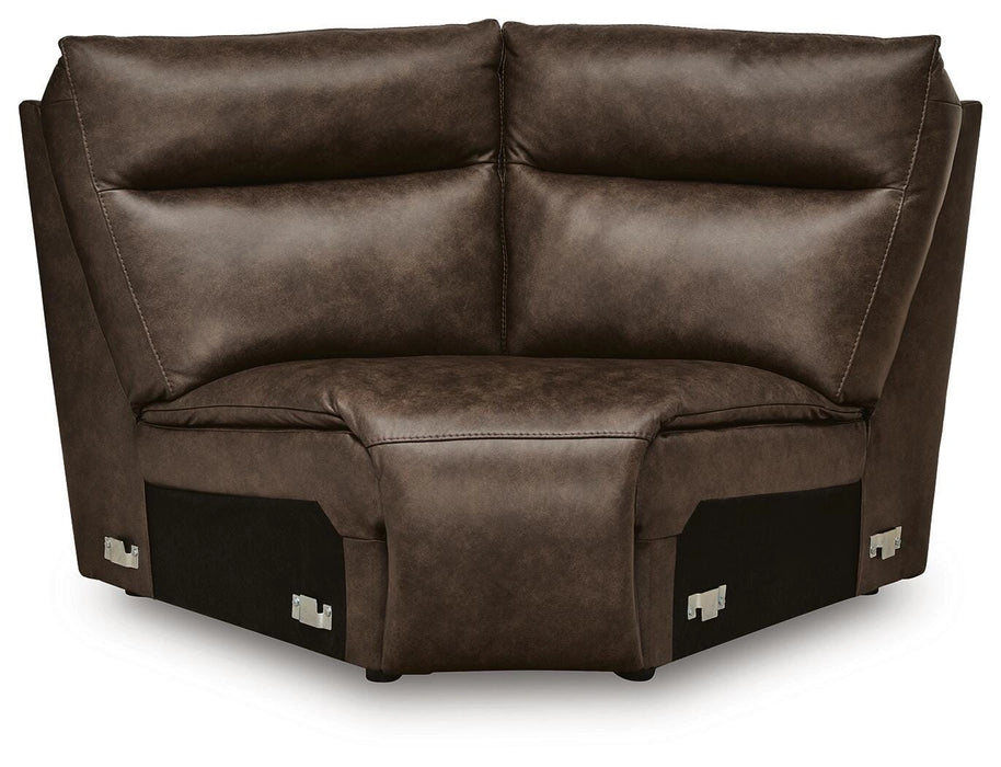 ModZ Power Reclining Sectional with Audio Consoles - Dream Home Furniture & Mattress (Waite Park, MN)
