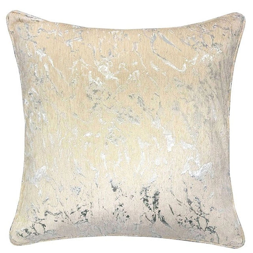 Bria Light Beige 20" X 20" Pillow, Ecru - Dream Home Furniture & Mattress (Waite Park, MN)