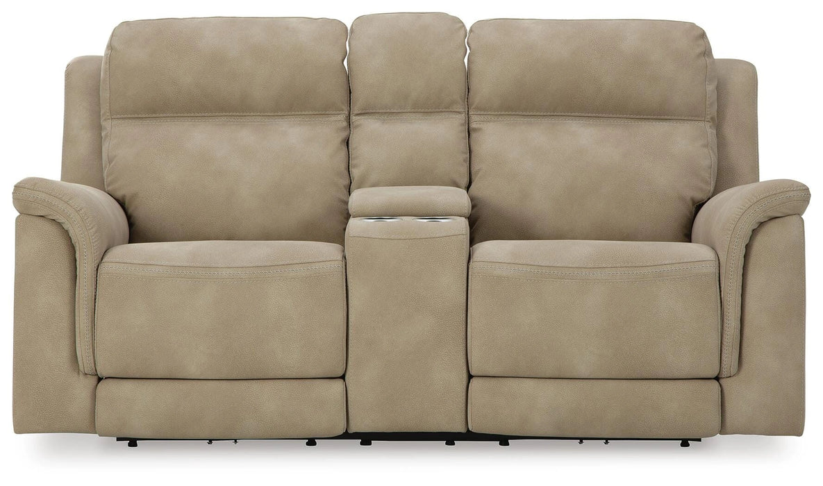 Next-Gen DuraPella Power Reclining Loveseat with Console - Dream Home Furniture & Mattress (Waite Park, MN)