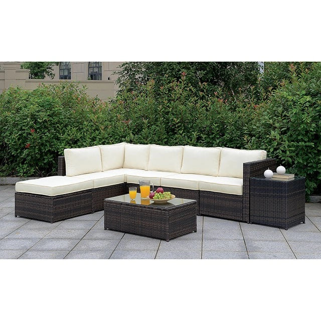 Ilona Brown/Beige End Table - Dream Home Furniture & Mattress (Waite Park, MN)