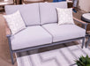 Ocean Beach Outdoor Loveseat with Cushion - Dream Home Furniture & Mattress (Waite Park, MN)