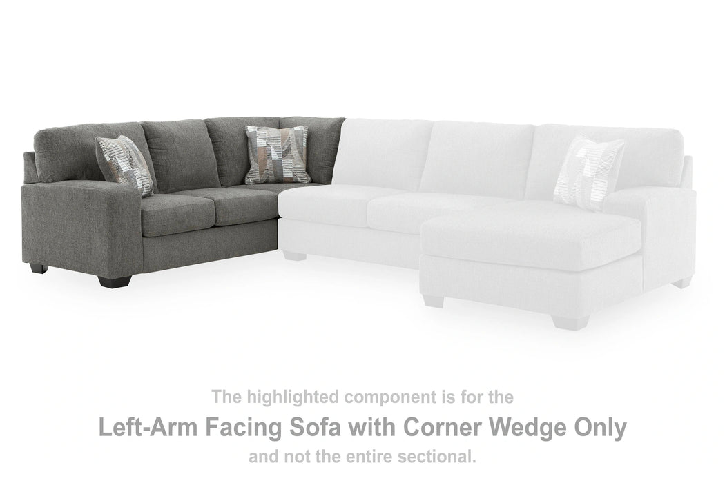 Clarington Sectional with Chaise - Dream Home Furniture & Mattress (Waite Park, MN)