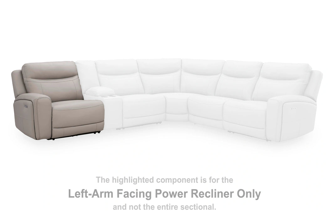Gravier Power Reclining Sectional with Storage Console - Dream Home Furniture & Mattress (Waite Park, MN)
