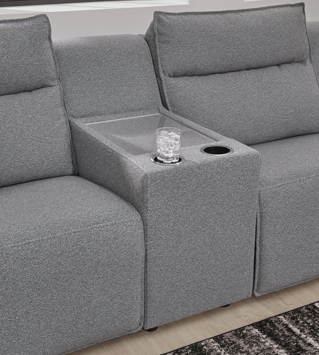 Modmax Power Reclining Sectional with Chaise - Dream Home Furniture & Mattress (Waite Park, MN)