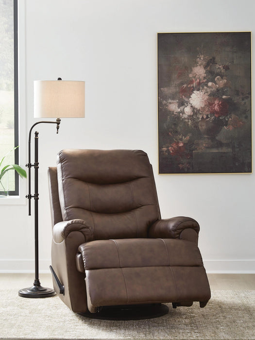 Flynwood Swivel Glider Recliner - Dream Home Furniture & Mattress (Waite Park, MN)