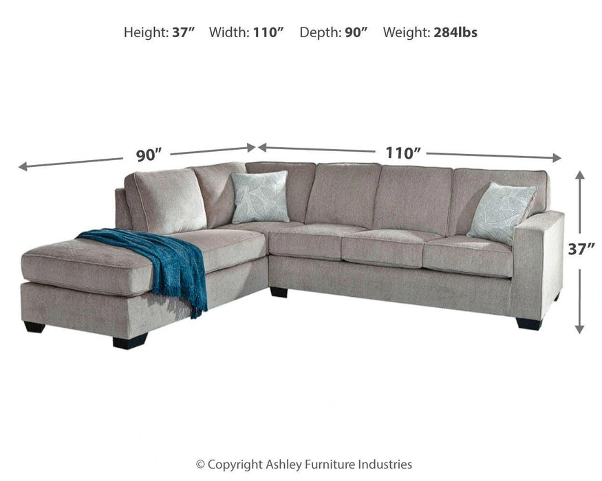 Altari Sleeper Sectional with Chaise - Dream Home Furniture & Mattress (Waite Park, MN)