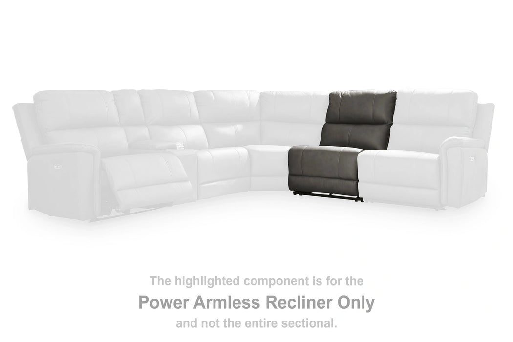 Bleckley Power Reclining Sectional - Dream Home Furniture & Mattress (Waite Park, MN)