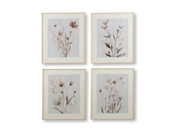 Chettings Wall Art (Set of 4) - Dream Home Furniture & Mattress (Waite Park, MN)