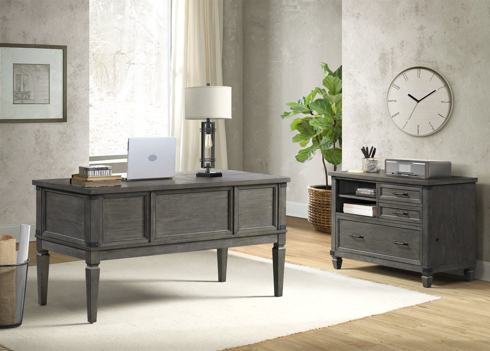 Foundry 60" Half Ped Desk - Dream Home Furniture & Mattress (Waite Park, MN)