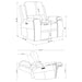 Brickston Triple Power Swivel Glider Recliner - Dream Home Furniture & Mattress (Waite Park, MN)