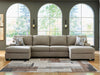 Newellen Sectional with Double Chaise - Dream Home Furniture & Mattress (Waite Park, MN)