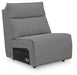 Modmax Power Reclining Sectional with Chaise - Dream Home Furniture & Mattress (Waite Park, MN)