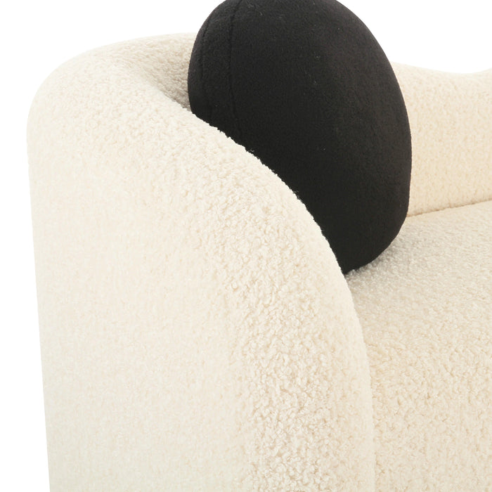 Leonie Faux Shearling Sofa