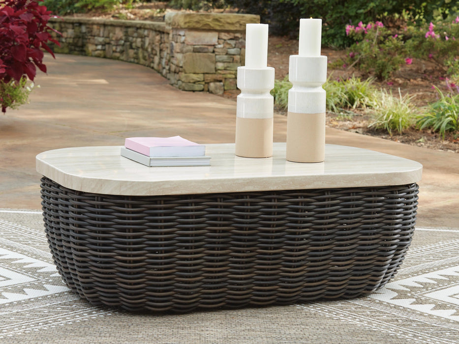 Kimora Outdoor Coffee Table - Dream Home Furniture & Mattress (Waite Park, MN)