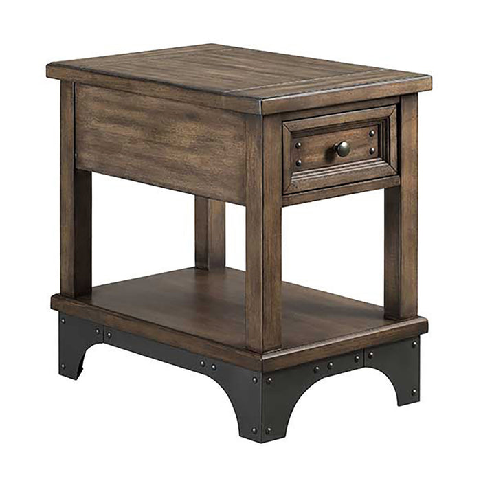 Whiskey River Chairside Table - Dream Home Furniture & Mattress (Waite Park, MN)
