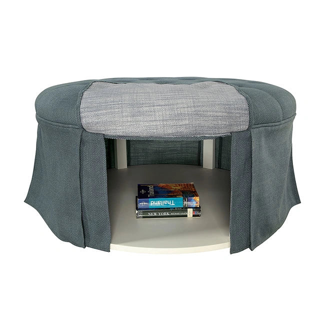 Claes Round Ottoman - Dream Home Furniture & Mattress (Waite Park, MN)