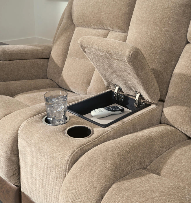 Mixed Motion Loveseat - Dream Home Furniture & Mattress (Waite Park, MN)
