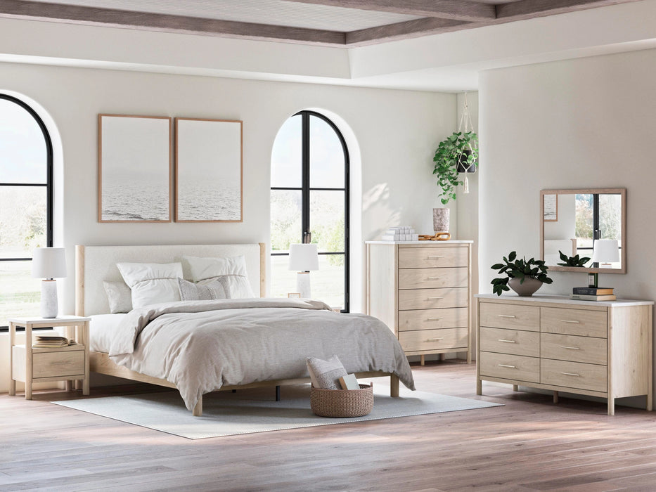 Cadmori Upholstered Bed - Dream Home Furniture & Mattress (Waite Park, MN)