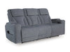 Studio Cave Power Reclining Sofa - Dream Home Furniture & Mattress (Waite Park, MN)