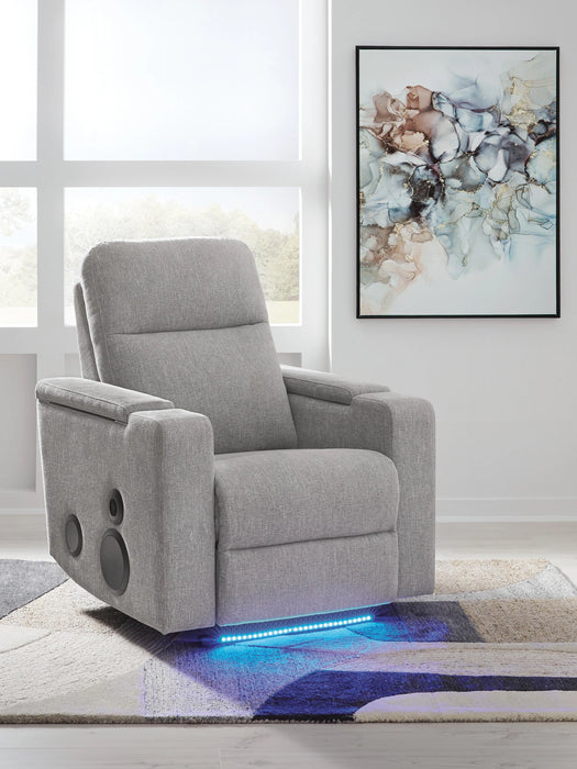 Pineland Power Glider Recliner with Audio System - Dream Home Furniture & Mattress (Waite Park, MN)