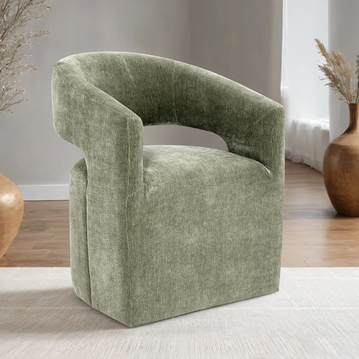 Tresa Arm Chair with Casters - Dream Home Furniture & Mattress (Waite Park, MN)