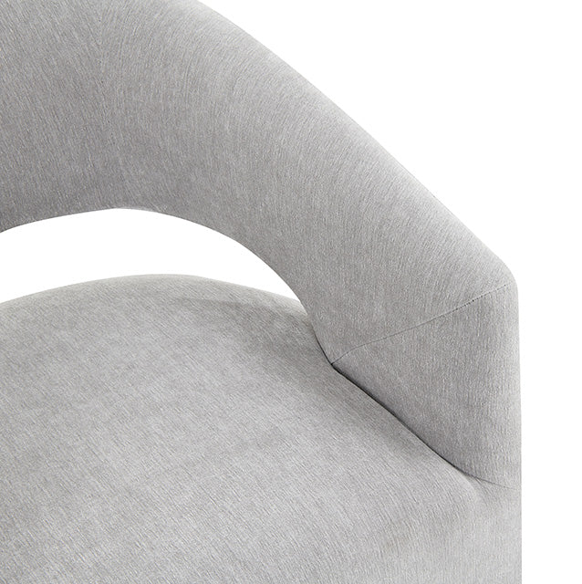Tresa Arm Chair with Casters - Dream Home Furniture & Mattress (Waite Park, MN)