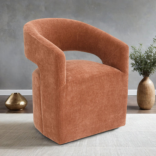 Tresa Arm Chair with Casters - Dream Home Furniture & Mattress (Waite Park, MN)