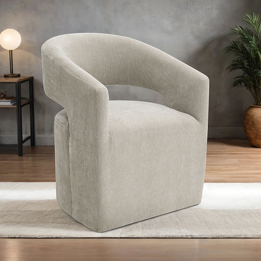 Tresa Arm Chair with Casters - Dream Home Furniture & Mattress (Waite Park, MN)