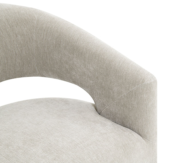 Tresa Arm Chair with Casters - Dream Home Furniture & Mattress (Waite Park, MN)