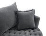 Sofi Button Tufted Swivel Chair - Dream Home Furniture & Mattress (Waite Park, MN)