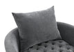 Sofi Button Tufted Swivel Chair - Dream Home Furniture & Mattress (Waite Park, MN)