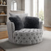 Sofi Button Tufted Swivel Chair - Dream Home Furniture & Mattress (Waite Park, MN)