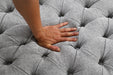 Sofi Button Tufted Swivel Chair - Dream Home Furniture & Mattress (Waite Park, MN)