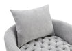Sofi Button Tufted Swivel Chair - Dream Home Furniture & Mattress (Waite Park, MN)