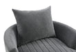 Hoople Channel Tufted Swivel Chair - Dream Home Furniture & Mattress (Waite Park, MN)