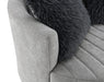 Hoople Channel Tufted Swivel Chair - Dream Home Furniture & Mattress (Waite Park, MN)