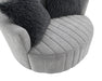 Hoople Channel Tufted Swivel Chair - Dream Home Furniture & Mattress (Waite Park, MN)