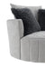 Hoople Channel Tufted Swivel Chair - Dream Home Furniture & Mattress (Waite Park, MN)