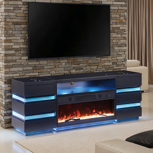 Terni TV Stand w/ Fireplace & 2 Side Tables - Dream Home Furniture & Mattress (Waite Park, MN)