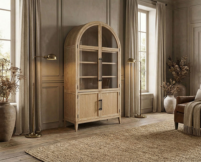 Minster Arched Cabinet - Dream Home Furniture & Mattress (Waite Park, MN)