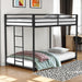 Rothwell Metal Bunk Bed Twin/ Full - Dream Home Furniture & Mattress (Waite Park, MN)